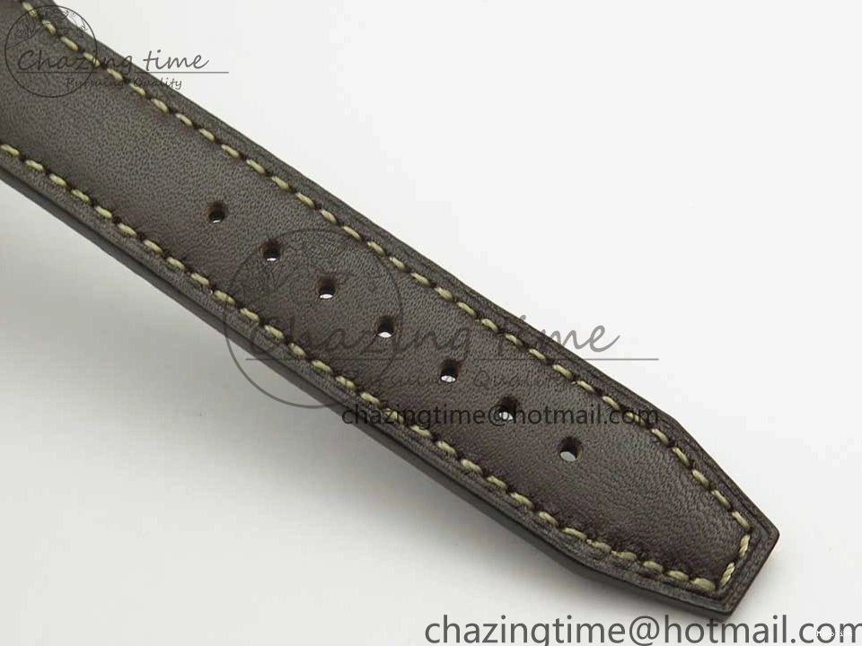 MIROTIME 0504 SmartChoice Mark XVIII IW327006 Titanium M+F 1:1 Best Edition Black Dial on Brown Leather Strap A 7145